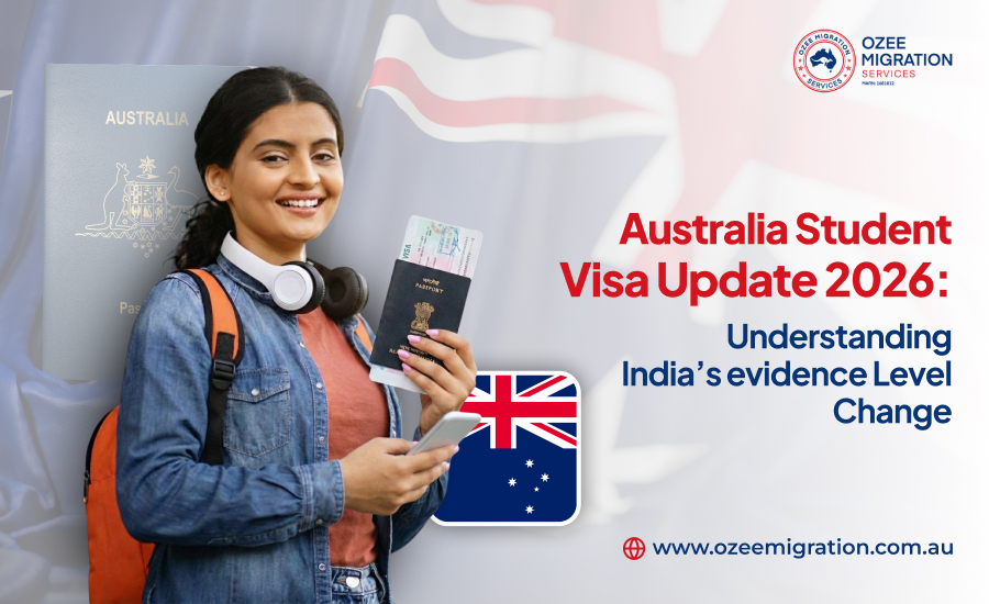 Australia student visa 2026 India evidence level